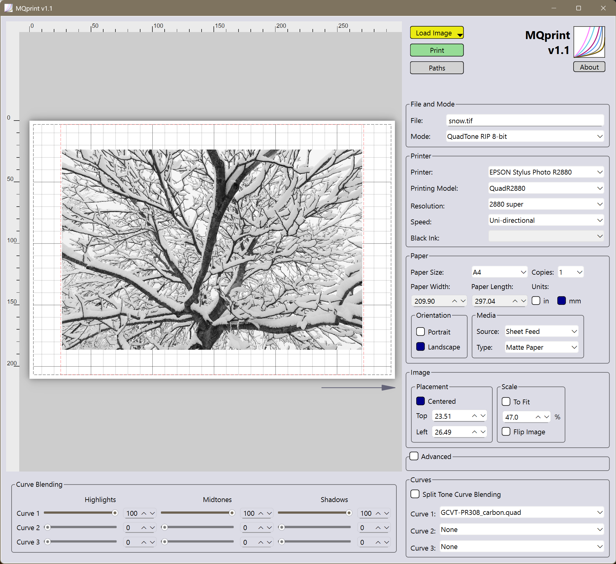 MQprint GUI
