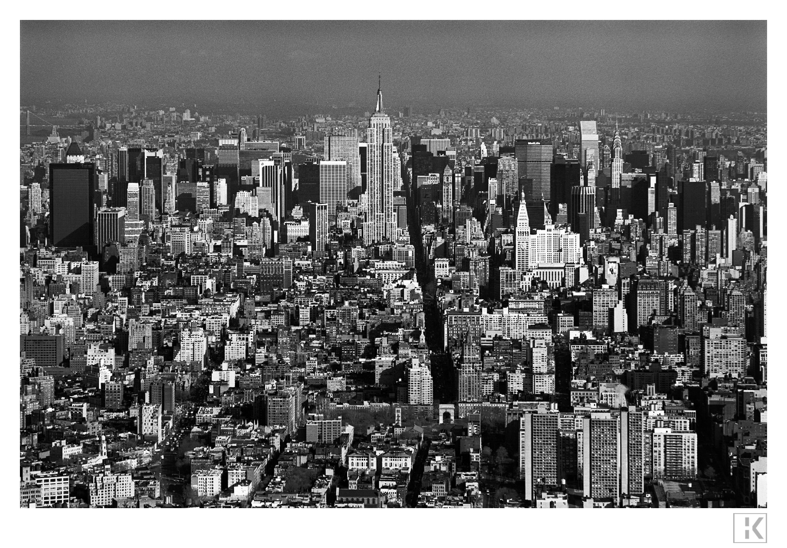 Manhattan from the World Trade Center, NY, 1993