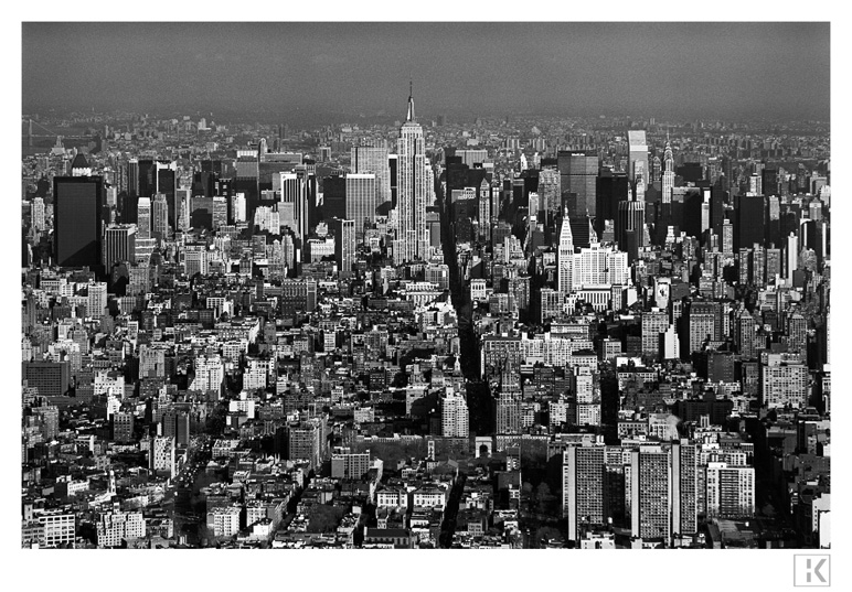 Manhattan from the World Trade Center, NY, 1993